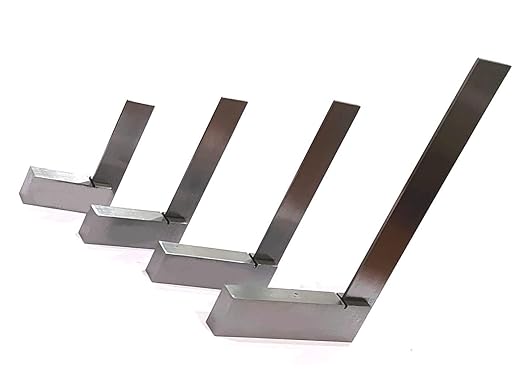 Machinist 2" (50 mm), 3" (75 mm), 4" (100 mm) & 6" (150 mm) Steel Try Square