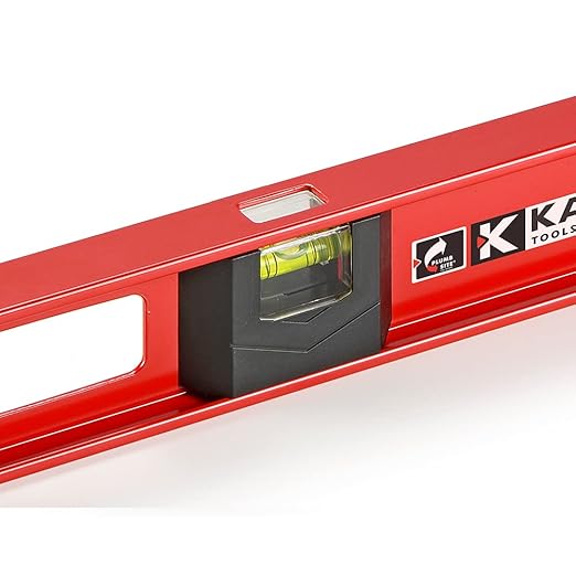 Kapro - 150-80 Semi-Professional I-Beam with Plumb Site Level - Features Horizontal Vial and Dual-View Plumb Site - Aluminum - 24 Inch