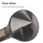 Cobalt Single End Countersink Drill Bits Set, TiAlN Coated 90 Degree Heavy Duty M35 Countersink Chamfer Tool for Metal, Stainless Steel, Copper, Wood, Fiberboard, 10-15MM