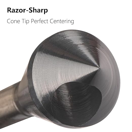 Cobalt Single End Countersink Drill Bits Set, TiAlN Coated 90 Degree Heavy Duty M35 Countersink Chamfer Tool for Metal, Stainless Steel, Copper, Wood, Fiberboard, 10-15MM