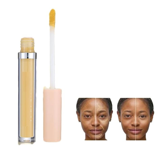 MAEPEOR Liquid Conceal Contour 7 Colors Cream Lightweight Liquid Concealer Contour Makeup for Concealing Blemishes, Brighten Dark Circles (Color 07 Yellow)-VeraVaultWomen