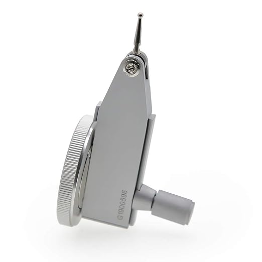 0.0005" Dial Indicator Brass Test Indicator with 7 Jewels Bearings Accuracy 0.0004 Big Face Imperial Dial Indicator for Machinist Engineer Inspection Measurement (Model 201-0066)