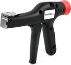 Yangoutool Cable Tie Gun, Fasten and Cut Cables with 16 Adjustable Tension Settings - Fit 2.8mm to 12mm Wide and up to 2mm Thick Nylon Ties