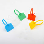 Cable Zip Tie with Tag,Wire Zip Ties with Label,100 Pcs Plastic Nylon Cable Ties,Multi Color Self-Locking Write on Tie Wraps