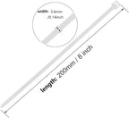 8 Inch Blue Zip Tie 1000 PCS, 40 Lbs - Small to Medium Zip Tie, Nylon PA66 UV Resistant Cable Tie Heavy Duty for Indoor and Outdoor Use - Ideal for bundling and securing objects