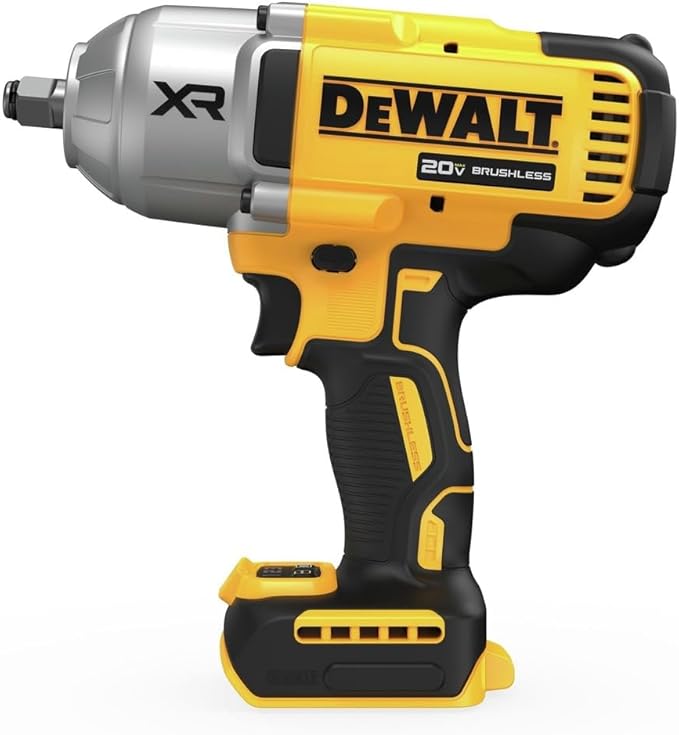 DEWALT 20V MAX Cordless Impact Wrench, 1/2 Impact Gun, High Torque with Hog Ring Anvil, Tool Only (DCF900B)