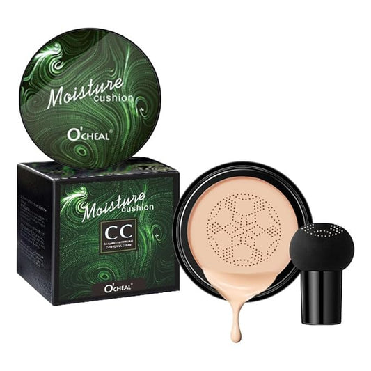 Mushroom Head Air Cushion BB Cream Foundation Cream for Face Makeup Concealer Cushion for Face Comestics Make Up Cushion Compact Natural-VeraVaultWomen