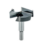 1-3/4 Inch Forstner Drill Bit, Triple-Flute Carbide Tipped Forstner Bit for Hard Wood, Soft Wood, Veneered Plywood, Plastic, Drilling Hole Saw Woodworking Hinge Cutter Tool (1-3/4 Inch)