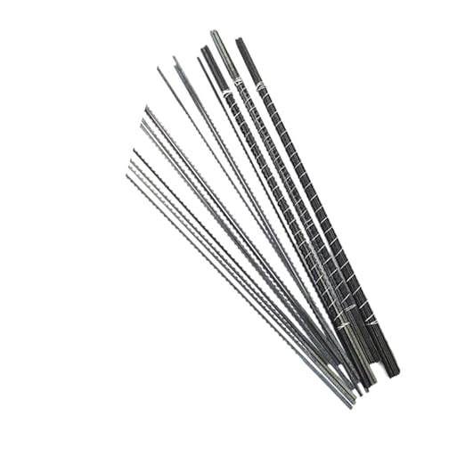 FOXBC Spiral Scroll Saw Blades - Plain End (#6 Fine Wood Cutting)