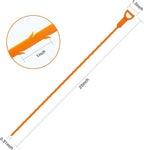 Drain Clog Remover, 25.2inch Flexible Long Pipe Snake Hair Clogs Catcher Cleaner Tool for Toilet, Kitchen Sink, Bathroom Tub, Sewer Drain