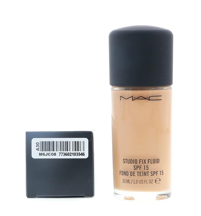 MAC Studio Fix Fluid Foundation SPF5, NC42, 1 Count, 1 Ounce-VeraVaultWomen