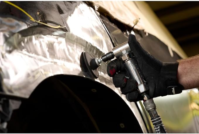 Ingersoll Rand 301B Air Die Grinder – 1/4", Right Angle, 21,000 RPM, Ball Bearing Construction, Safety Lock, Aluminum Housing, Lightweight Power Tool, Black