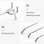 60Pcs Pegboard Hooks,2/4/6 inch Peg Board Hooks for Hanging.These Durable pegs fit 1/4" pegboard,Ideal peg Board Organizer Accessories for Tools,Kitchens,or Stores 1“ Hole Pitch