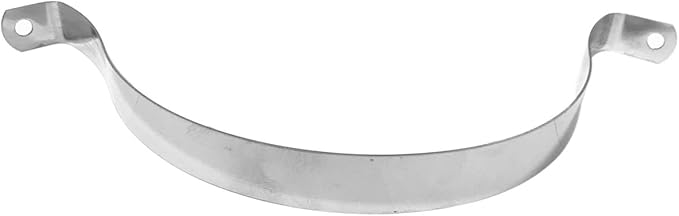 NGe 8inch Rigid Pipe Strap Clamp-Two Hole Strap-U Bracket Tube Clip-Stainless Steel Heavy Duty Pipe Fasten Holder-Secures Conduit,2Pcs（255mm)