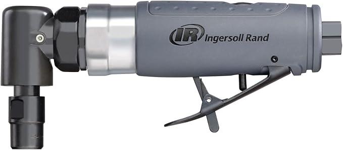 Ingersoll Rand 302B Angle Air Die Grinder, 20,000 rpm, 0.33 hp, 1/4" Collet, Rear Exhaust