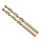Drill Bit, 7/64" Cutting Diameter (2.778mm), 4241 HSS Black and Gold 118° Cutting Angle Versatile Jobber Bits - (Applications: for Drilling Plastic Wood Soft Thin Metal), 2-Pieces