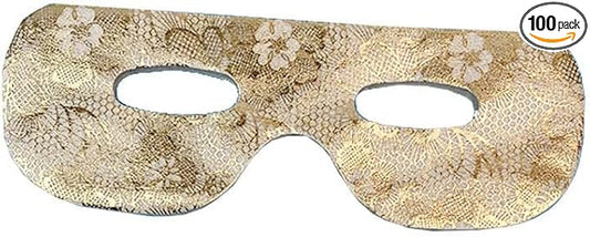 100PCS Gold DIY Eye Mask Under Eye Patches Pre-Cut Nose Paper Film Eye Pad Cooling Eye Patch for Puffy Eyes Spa Skincare-VeraVaultWomen