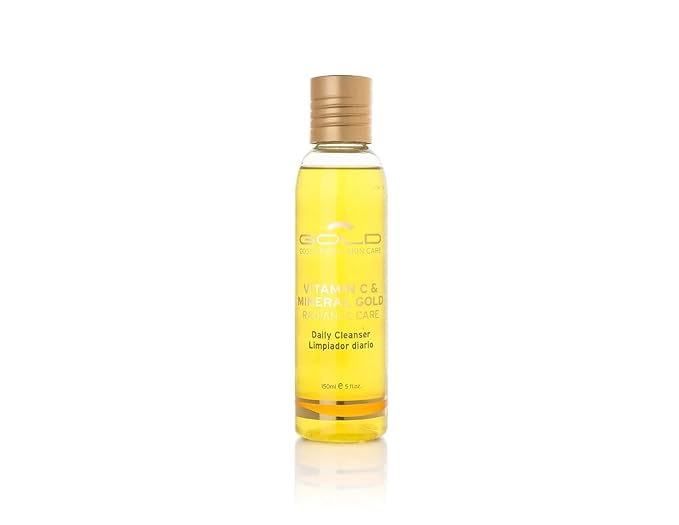 Gold Cosmetics & Skin Care Vitamin C & Mineral Gold Skincare, with Collagen (Daily Cleanser, 150ml)-VeraVaultWomen