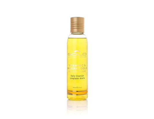 Gold Cosmetics & Skin Care Vitamin C & Mineral Gold Skincare, with Collagen (Daily Cleanser, 150ml)-VeraVaultWomen