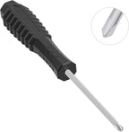 5PCS Mini Phillips Screwdriver, 3mm Cross Head with Black Non-slip Handle for Small Appliances, 4"(100mm) Total Length, Non-magnetic