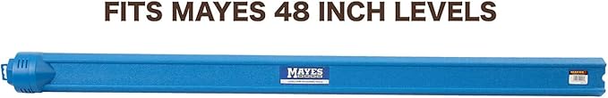 Mayes 10448 4 Foot Level Storage Tube, USA-Made 4ft Level Case, Heavy-Duty for Jobsite Dust, Dirt Protection, and Impact Resistance, Screw-On Top