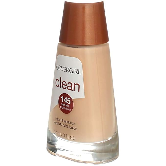 Cover Girl 00417 145wrmbei Warm Beige Clean Liquid Make Up-VeraVaultWomen