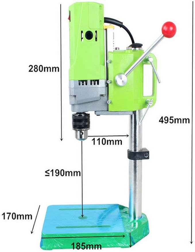 Bench Drill Stand 710W Mini Electric Bench Drilling Machine Drill Chuck 1-13mm