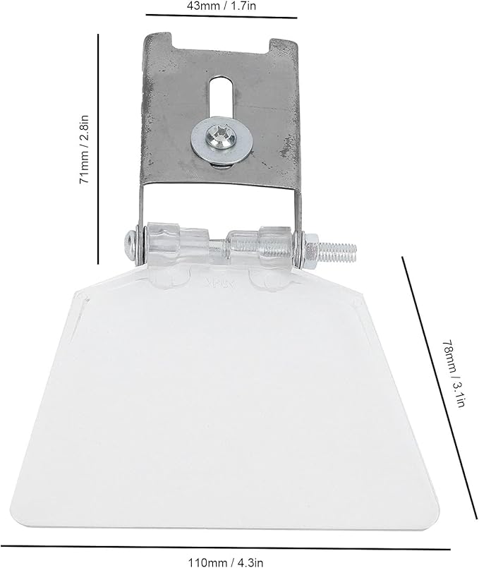 2PCS Bench Grinder Tool Rest of Bench Grinder Accessories, Sturdy Bench Grinders Eye Guard of Bench Grinders Guard Kit Replacement For Bench Type 125/150/200/25 Grinder