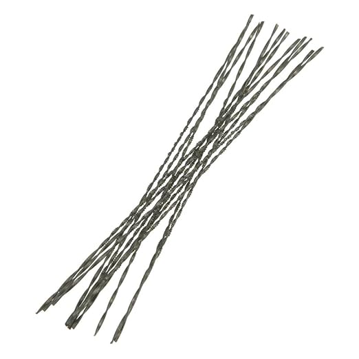 FOXBC Spiral Scroll Saw Blades - Plain End (#2 Fine Metal Cutting)