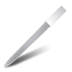 1 PCS Diamond Nail File Double Sided Metal Fingernail Manicure Files for Polish Nail, Removes Nail Ridges 5 Inches