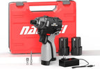 Impact Wrench 16.8V Brushless Impact Wrench Kit High Torque Impact Driver 2x2.0Ah Battery Electric Impact Motor Variable Speed