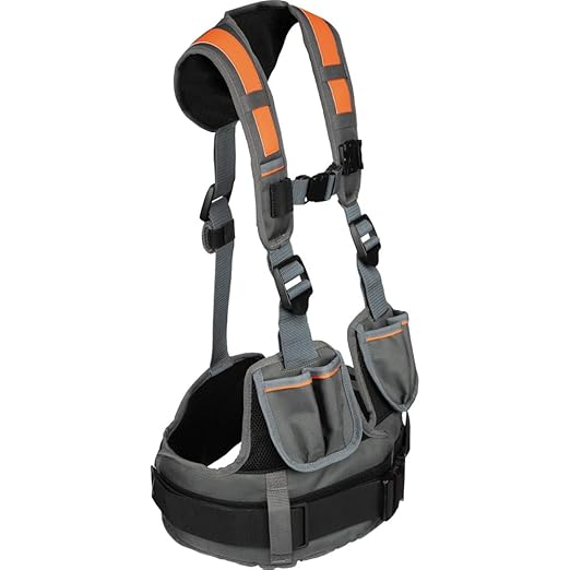 Klein Tools 55828MB MODBox Tool Vest, Fully Adjustable, Padded Comfort Support, Tool Belt Work Vest for Electricians, Carpenters, Construction