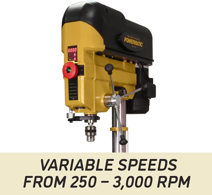 Powermatic 18-Inch Floor Drill Press, Variable Speed, 1 HP, 115/230V 1Ph (Model PM2800B)