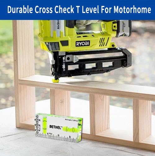 BETHEL Pocket Bubble Level - Mini 90°/180° Spirit Level with Shatterproof Design, High Accuracy for Picture Hanging, DIY Projects, Construction - Compact 95x40x15mm Layout Tool