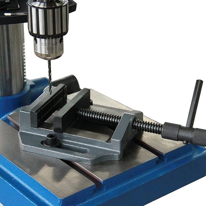 KAKA INDUSTRIAL Drill Press Clamping Vice,Precise Drilling Press Vise (BSM-100N)