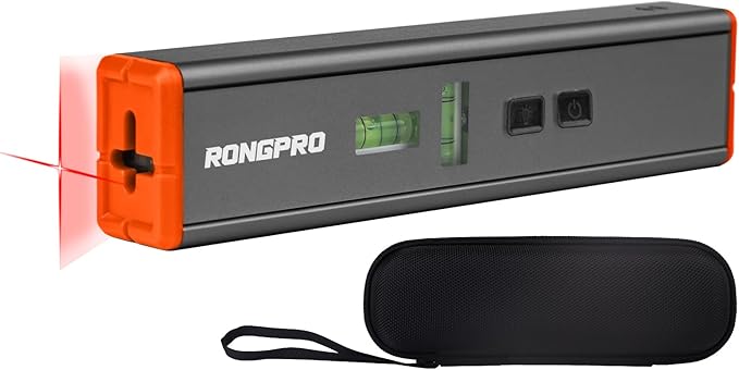 Portable Laser Level with Magnetic -Multipurpose 15Ft Cross Leveling Line,Mini Torpedo Level for Hanging Picture Wall Writing Home Renovation