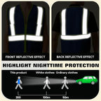 BeautyWill Custom Safety Vest Customized Logo Class 2 High Visibility Reflective Vest with Pockets Construction workwear
