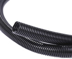 Alex Tech 100ft - 1/4 inch Split Wire Loom Tubing - Black