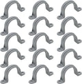 1 Inch 15pcs PVC Pipe Straps Reliable 2-Hole Plastic Conduit Clamps for Secure and Organized Mounting of PVC Pipes Conduits, and Cables UL Certified for Safety