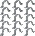 1 Inch 15pcs PVC Pipe Straps Reliable 2-Hole Plastic Conduit Clamps for Secure and Organized Mounting of PVC Pipes Conduits, and Cables UL Certified for Safety