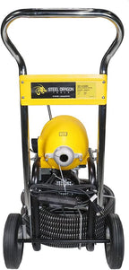 Steel Dragon Tools K1500A Drain Cleaning Machine for 2–8 Inch Pipes – 60 FT x 1-1/4 Inch Cable for Plumbing Drain Cleaning