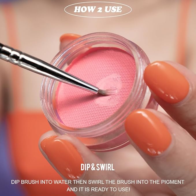 '-Water Activated Eyeliner -Wet Liner Makeup - Smudge Proof Face Body Paint Long Lasting Formula- “TruCupid” Pink -10g/container