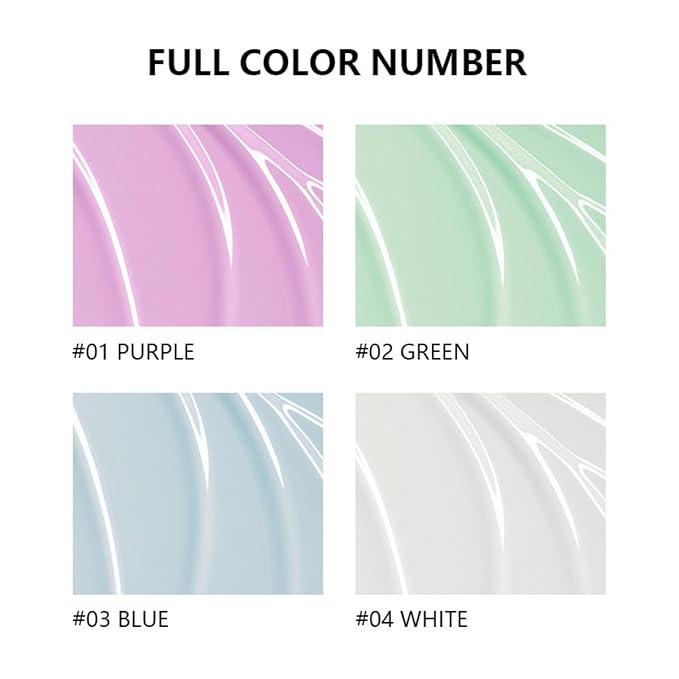 MAEPEOR Moisturizing Face Primer 4 Colors Long Lasting Matte Face Primer For Neutralizing Uneven Skin Tones & Brightening Complexion (02 Green)-VeraVaultWomen