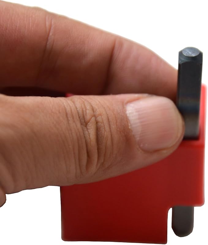 9pcs Heavy Duty Steel Stamp Uppercase Number 3/32 2.5mm Hand Stamping Character Mark Code Alphabet Punch Kit for Metal Jewelry Crypto Plate Leather