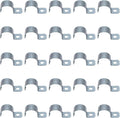 1 Inch 25PCS Zinc-Plated Steel Rigid Pipe 1 Holes Cable U Bracket Pipe Clamp Electrical Conduit Straps Rigid Pipe Strap Secure Mounting for RGD Conduit RustResistant Straps for Reliable Installation