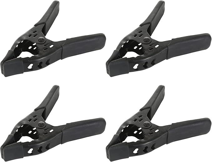 Lot of 4-6" inch Spring Clamp Large Super Heavy Duty Spring Metal All Black - 2.5 inch Jaw opening