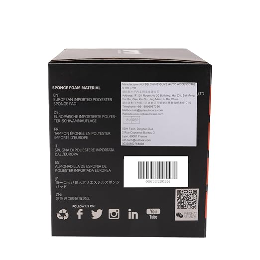 Buffing Polishing Pads, SPTA 5Pc 3.5 Inch Face for 3 Inch 76mm Backing Plate Compound Buffing Sponge Pads Cutting Polishing Pad Kit For Car Buffer Polisher Compounding,Polishing and Waxing -FPTFS3-MIX