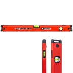 781 Genesis Magnetic Box Level - Features Horizontal Vial and Dual-View Plumb Site - VPA Certified - Aluminum - 24 Inch