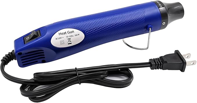 Heat Gun, Mini Hot Air Gun for DIY Crafts Portable Heat Air Gun Tool for Embossing Shrink Wrapping Drying Paint