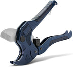 Bates- PVC Pipe Cutter, Cuts up to 1-1/4", Navy Blue Ratcheting PVC Pipe Cutter Tool, Pipe Cutters PVC Pipe Shears, Plastic Pipe Cutter, PEX Pipe Cutter, PVC Cutter Tool, PVC Ratchet Cutter
